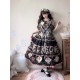 Miss Point Cat Rose Tea Open Front Deluxe Long One Piece(Reservation/Full Payment Without Shipping)